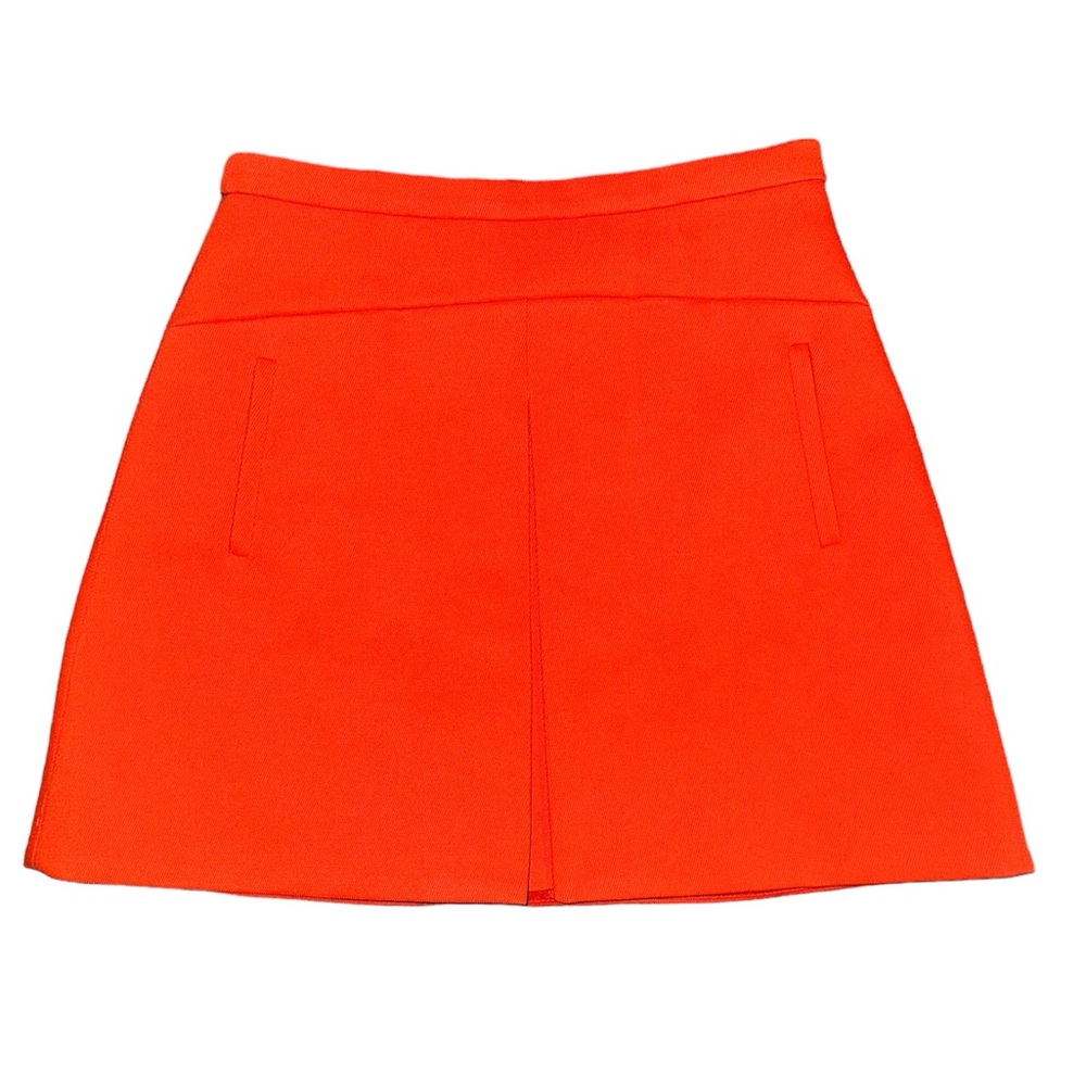 J Crew Orange Mini Skirt